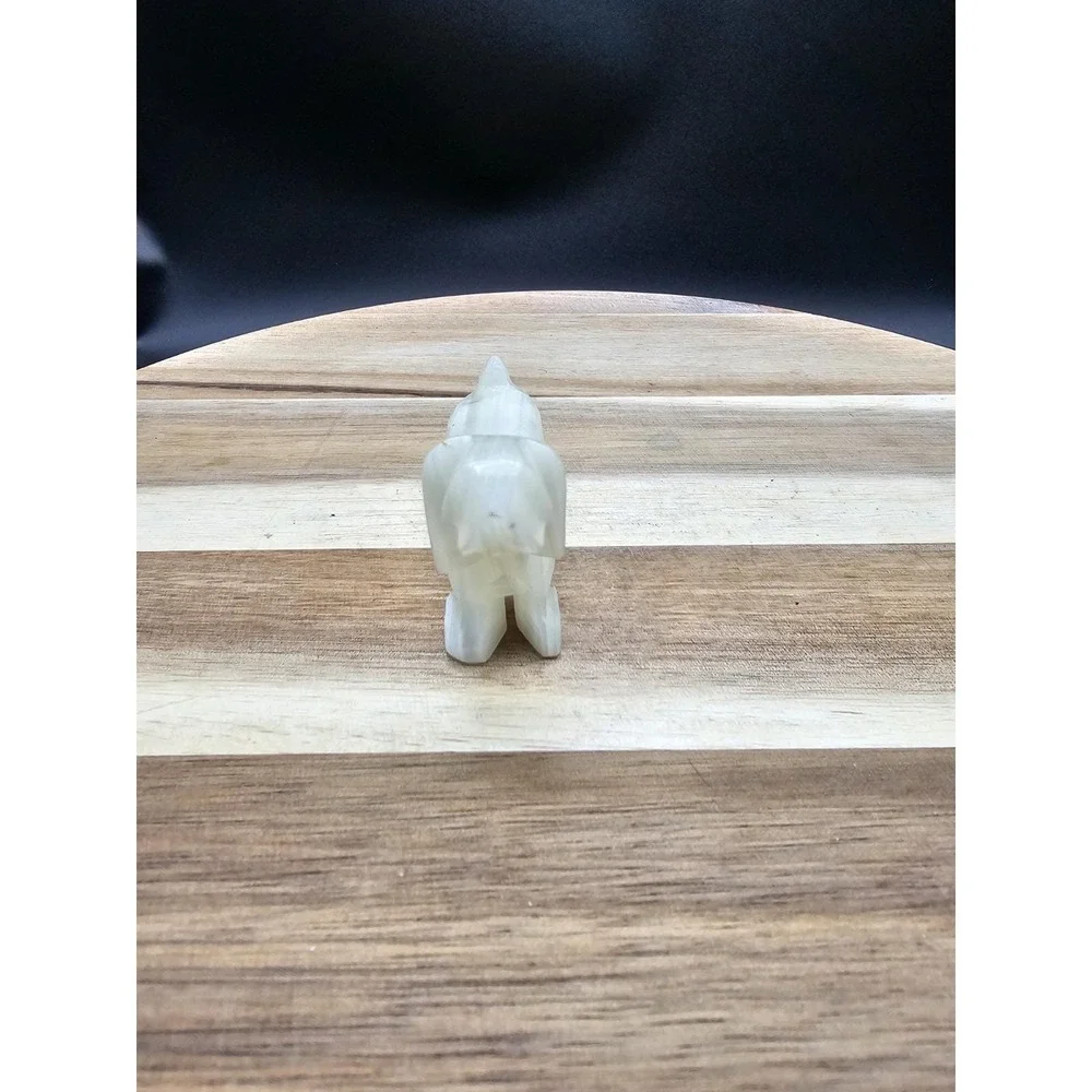 Vintage‎ Alabaster Stone Dachshund Figurine